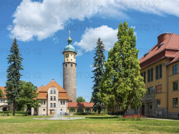 The tower of Neideck Castle, Arnstadt, Thuringia, Germany