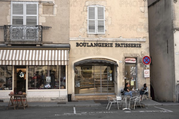 Dole, France. September 20th 2024 A typical French Boulangerie and Patisserie in the charming city of Dole, beside the River Doubs and Rhine-Rhone canal, a historical city located southeast of Dijon, France