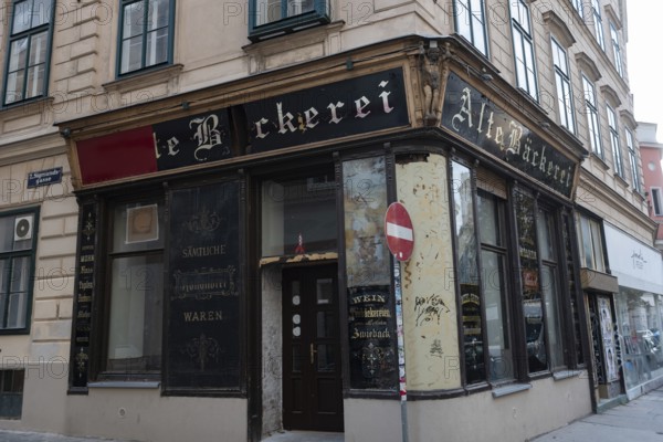 Vienna, Austria. October 15th 2024 Alte Barkerei a closed old bakery in the Burggasse in Vienna-Neubau district of the Austrian capital