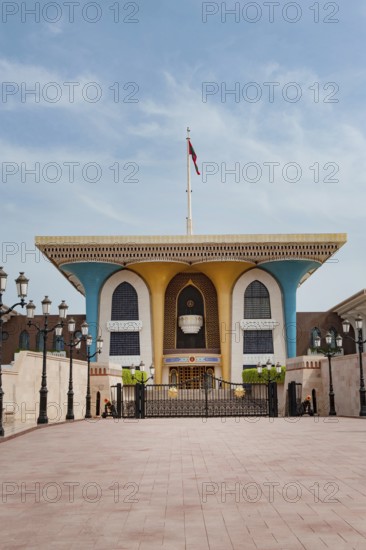 Muscat, Oman. September 16th 2019 The Al Alam Palace is the ceremonial palace of Sultan Qaboos of Oman located in Old Muscat, Oman