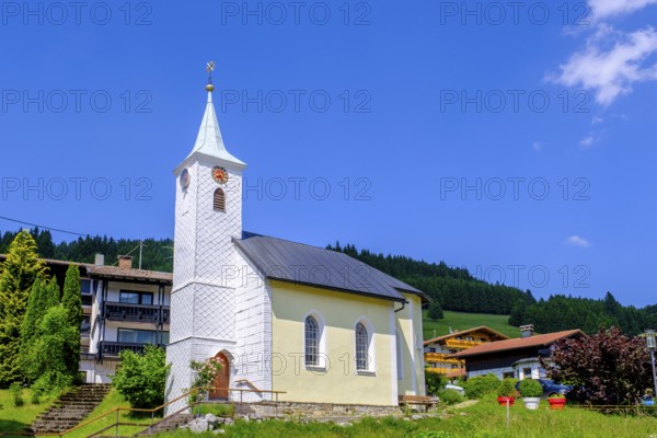 Parish Church of Our Lady of Mary, Jungholz, Oberallgäu, Allgäu, Tyrol, Austria