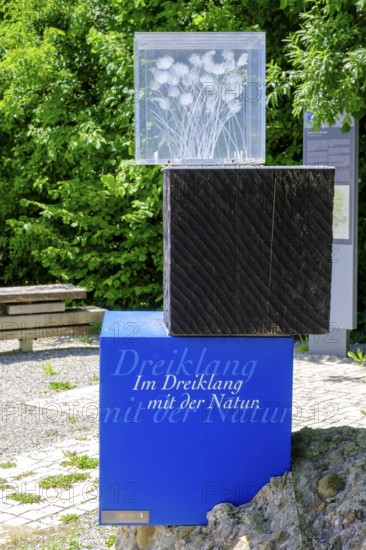 Hiking triology, Bad Wurzach, Upper Swabia, Swabia, Baden-Württemberg, Germany