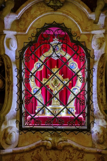 Heilig Kreuz, Gottesberg Salvatorian Abbey, Bad Wurzach, Upper Swabia, Swabia, Baden-Württemberg, Germany