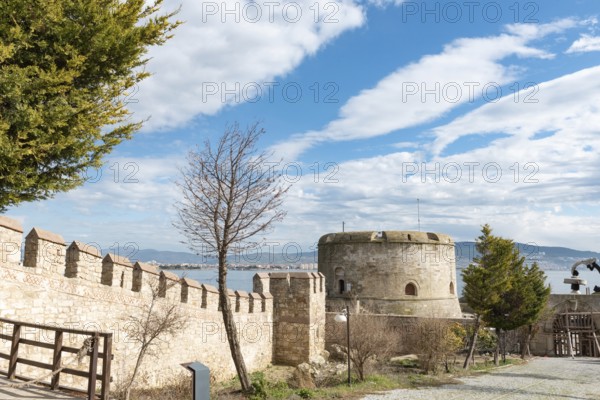 Canakkale, Turkey. February 18th 2022 Kilitbahir Castle is a fortress on the west side of the Dardanelles opposite Canakkale, built by Fatih Sultan Mehmet to control the narrowest point of the straights