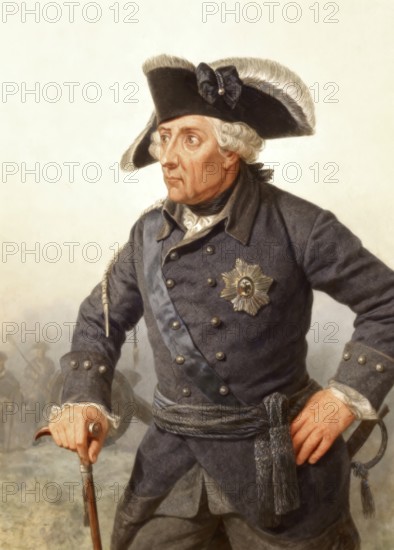 Frederick II or Frederick the Great, Alter Fritz, 1712 - 1786, King of Prussia and Elector of Brandenburg