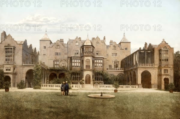 Holland House or Cope Castle, Kensington, Holland Park, 19th century, London, England, United Kingdom