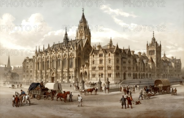 Columbia Market, Bethnal-Green, 19th century, London, England, United Kingdom