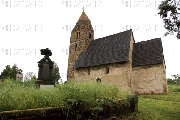 Strei Church, former village of Strei is now part of the industrial town of Calan, Hunedora County, Transylvania, one of the oldest and most valuable monuments in Romania, Romania