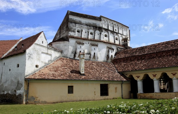 Fortified church of Tartlau, Prejmer, one of the best preserved fortified churches in Transylvania, Romania