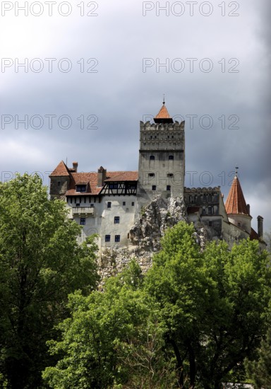 Bran Castle, also known as Törzburg, in Transylvania, Romania. It is famous as Dracula's Castle and one of the country's main attractions