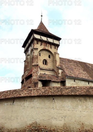 Fortified church of the fortified church of Valea Viilo, German Wurmloch, a community in Sibiu County in Transylvania, Romania
