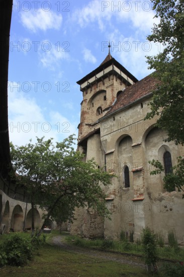 Fortified church of the fortified church of Valea Viilo, German wormhole, a community in Sibiu district in Transylvania, UNESCO World Heritage Site, Romania