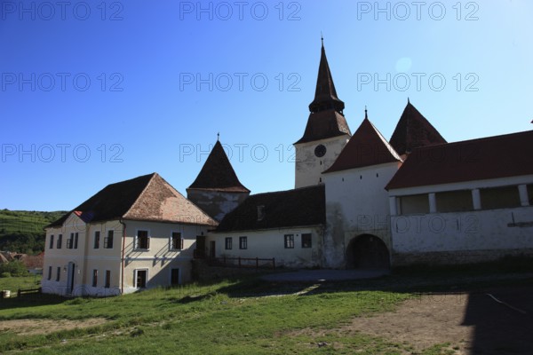 Romania, fortified church in Archita, German Arkeden, a village in Transylvania