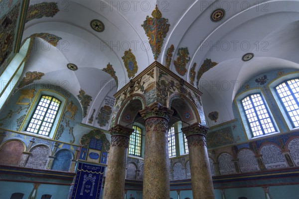 Interior of the secular synagogue in Lancut former Landshut, Poland