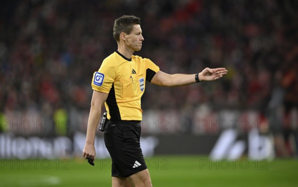 Referee Daniel Siebert gesture gesture soccer Bundesliga, DFB-Pokal, Allianz Arena, Munich, Bayern, Germany