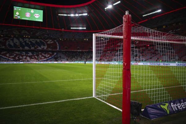 Overview, total, goal, scoreboard, soccer Bundesliga, DFB-Pokal, Allianz Arena, Munich, Bayern, Germany