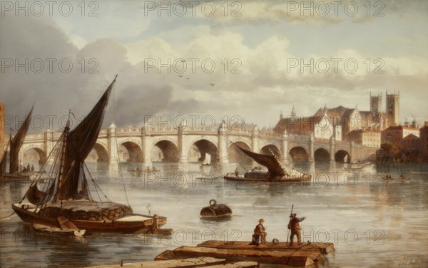 Westminster Bridge, bridge over the River Thames, 1754, London, England, United Kingdom