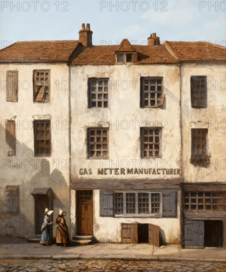 The Cock Lane ghost, 1762, Cock Lane, a small street in Smithfield in the City of London, 18th century, England, United Kingdom