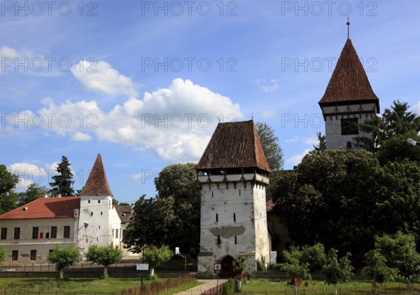 Agnetheln fortified church, Biserica fortificata din Agnita, in the Harbach Valley in Sibiu district in Transylvania, is one of the oldest German settlements in Transylvania, Romania