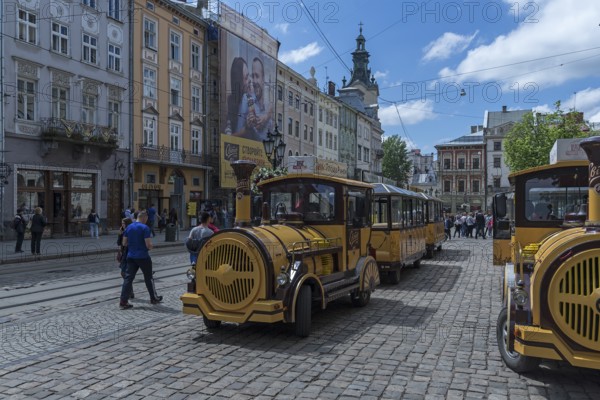 Railways for sightseeing tours for tourists, Lviv, Ukraine
