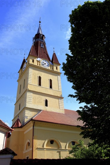Fortified church Neustadt, Biserica Evanghelica Fortificata din Cristian, a Saxon fortified church in the village of Cristian, Neustadt, Brasov County, Transylvania, Romania
