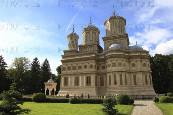 Curtea de Arges monastery and cathedral, one of the most famous pilgrimage sites in the country, Wallachia, Romania