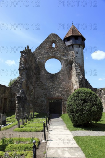 Former Cistercian monastery Carta, Kerz, founded in the 12th century by Cistercian monks and is one of the oldest religious monuments in the region, Sibiu County, Transylvania, Romania