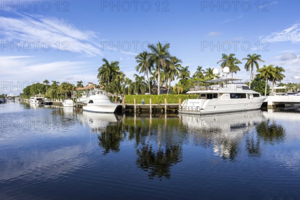 Fort Lauderdale Florida yachts and villas luxury wealth on Las Olas Blvd in Fort Lauderdale, USA
