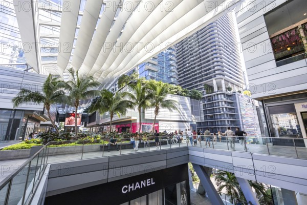 Miami modern shopping center Brickell City Centre Shopping Mall shopping in Miami, USA