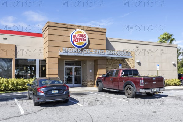 Burger King Fast Food Restaurant branch in Tampa, United States