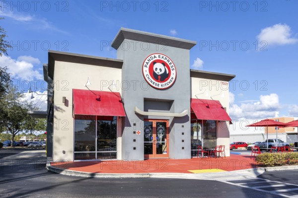Panda Express Chinese Fast Food Restaurant branch in Tampa, United States