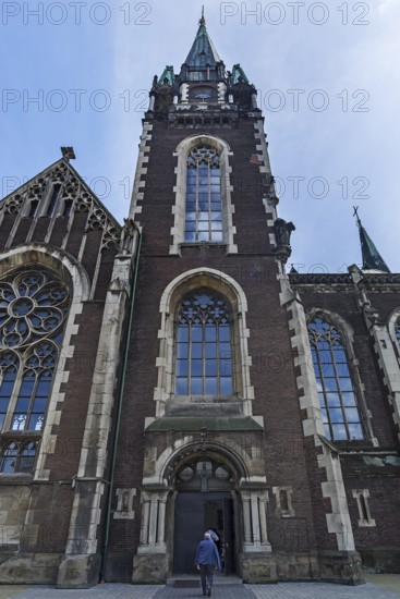 Tower of the Greek Catholic Church of Saints Olha and Elizabeth, Neo-Gothic, Lviv, Galicia, Ukraine