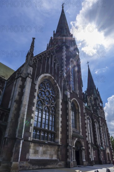 Greek Catholic Church of Saints Olha and Elizabeth, Neo-Gothic, Lviv, Galicia, Ukraine