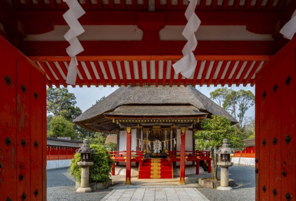 Saijosho Daigengu Ceremonial Hall, Yamakage-Jinja Shrine, Shinto Shrine, Kyoto, Japan