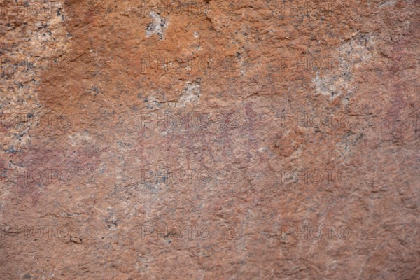 Bushman's paradise, close-up of old rock art, Spitzkoppe, Namibia