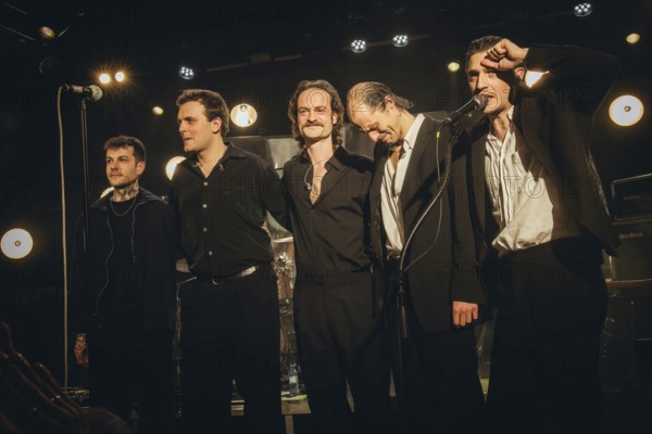 Singer Ben Hartmann and pianist Johannes Aue from Billions live on 10 years of cocaine and raspberry ice cream tour 2026 in Berlin's ballroom Kreuzberg on 05.02.2026