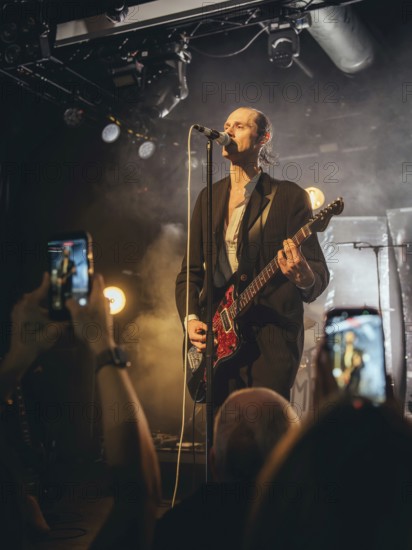 Singer Ben Hartmann from Billions live on 10 years of cocaine and raspberry ice cream tour 2026 in Berlin's ballroom Kreuzberg on 05.02.2026