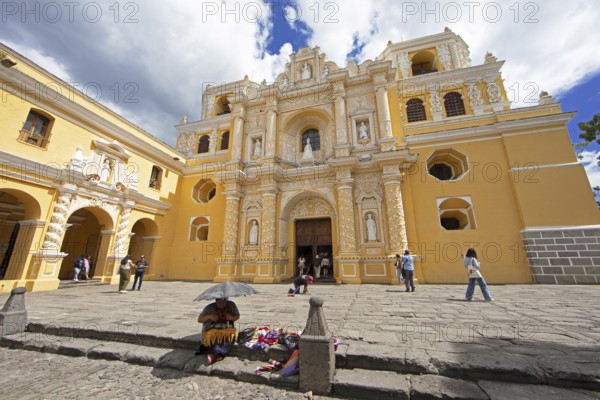 Mercedarian Convent, Iglesia y Convento de Nuestra Señora de Las Mercedes, Convento e Iglesia de La Merced, Old Town, Antigua, Sacatepéquez Department, Guatemala
