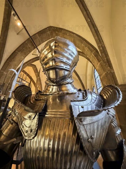 Historical Armour, Hall with Arms and Armor, Bavarian National Museum, Munich, Upper Bavaria, Bavaria, Germany