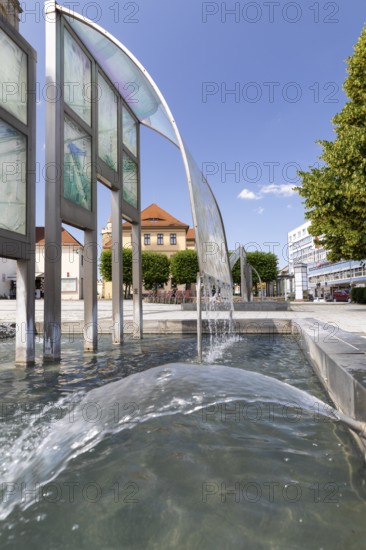 Brunnen auf dem Kornmarkt, Bautzen, Upper Lusatia, Saxony, Germany