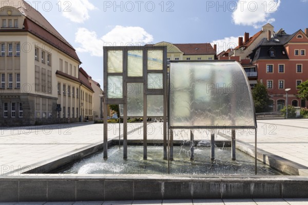 Brunnen auf dem Kornmarkt, Bautzen, Upper Lusatia, Saxony, Germany