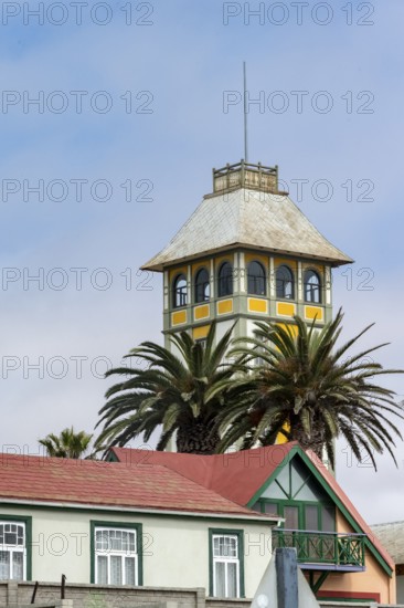 Woermann House, historic German colonial building, Swakopmund, Erongo region, Namibia