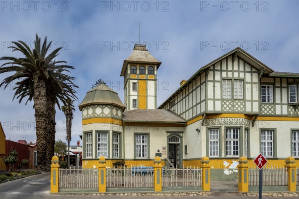 Woermann House, historic German colonial building, Swakopmund, Erongo region, Namibia
