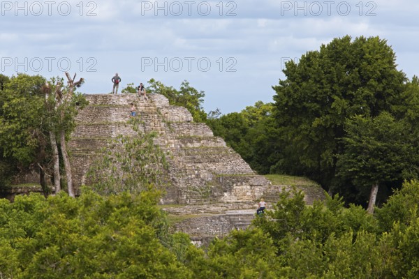 Northern Acropolis in Yaxha-Nakum-Naranjo National Park, Biósfera Maya Nature Reserve, Lowlands, Petén Department, Guatemala