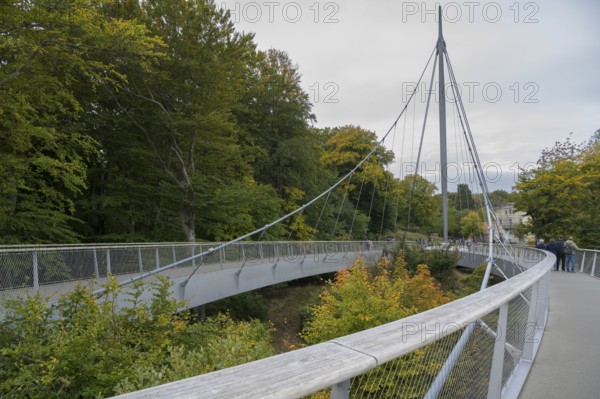 Skywalk, viewing platform at the Königsstuhl National Park Center, Jasmund National Park, Sassnitz, Rügen island, Baltic Sea, Mecklenburg-Western Pomerania, Germany