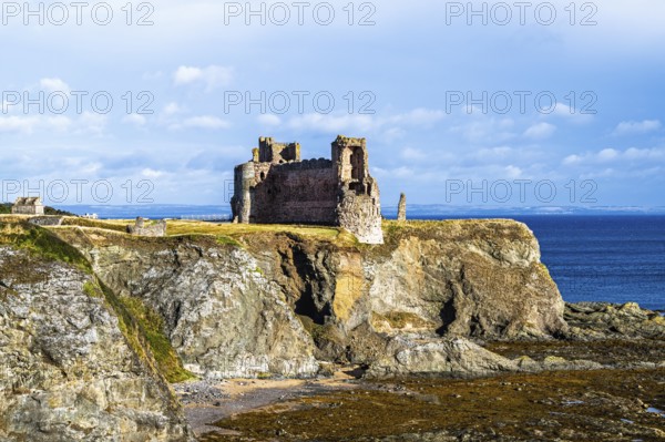 Ruins of Tantallon Castle, North Berwick, East Lothian, Scotland, UK