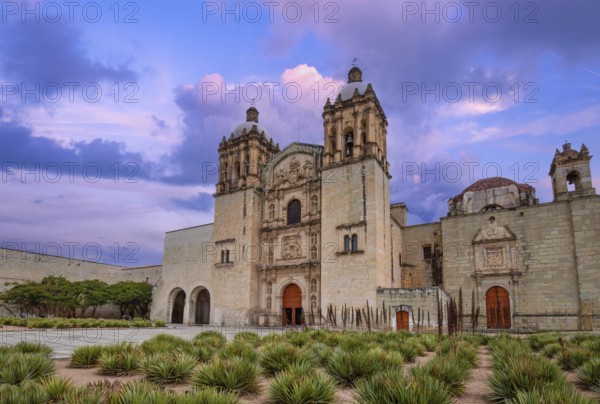 Mexico, Landmark Santo Domingo Cathedral in historic Oaxaca city center