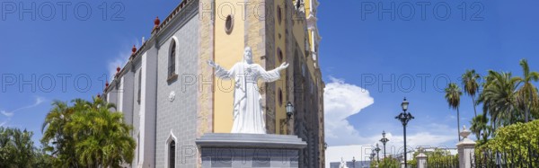 Immaculate Conception catholic Cathedral in Mazatlan historic colonial city center near Malecon and hotel zone