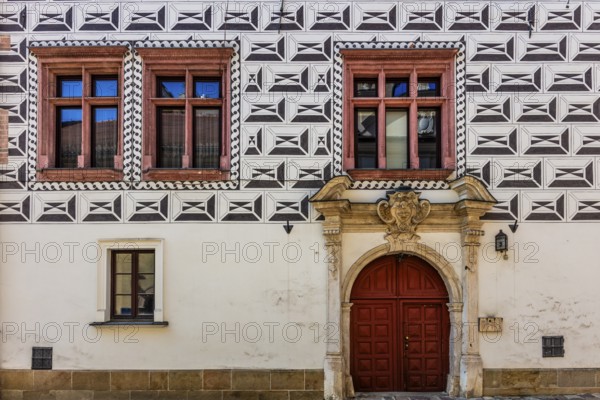 Details of the old town lanes, Krakow, Poland