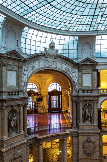 Interior design at the Museum of Communication on Leipziger Straße in Berlin Mitte, Classicism, Berlin, Germany